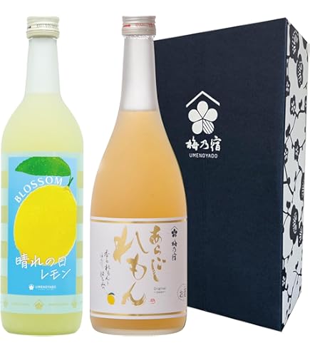 Amazon.co.jp: 梅乃宿 のみくらべ6本セット あらごしゆず・みかん・も